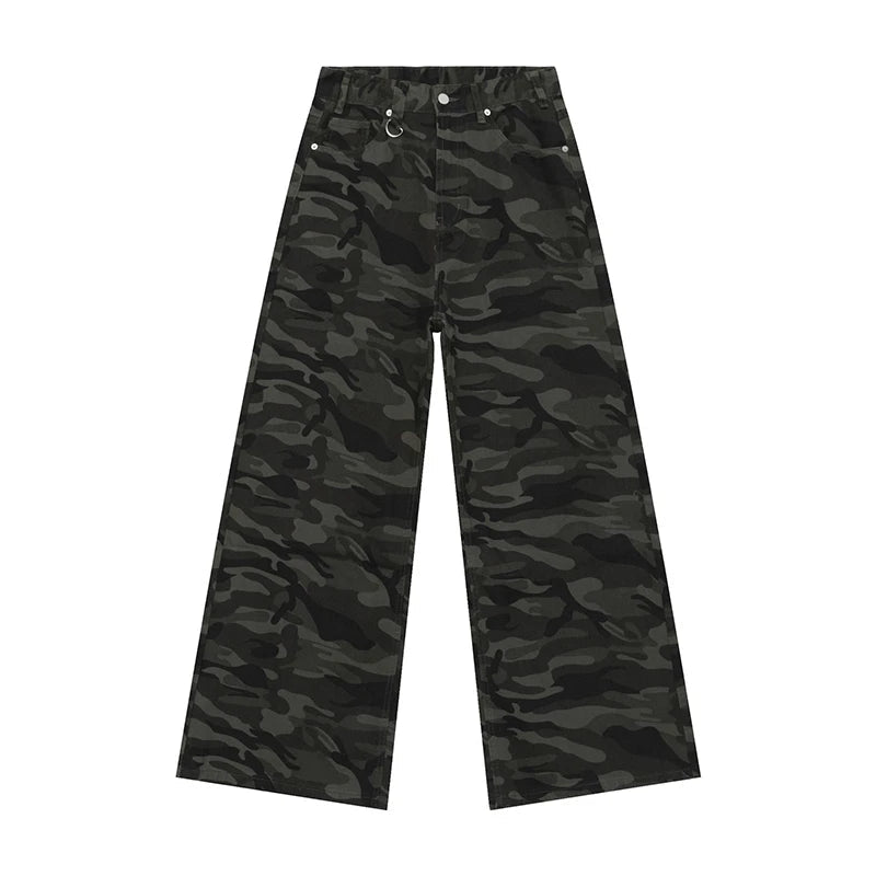 IEFB Summer Men's Denim Pants Old Blue Washed Male Jeans Straight Casual Menwear Loose Wide Leg Trousers New Fashion 9C354 - SwiftTrends™