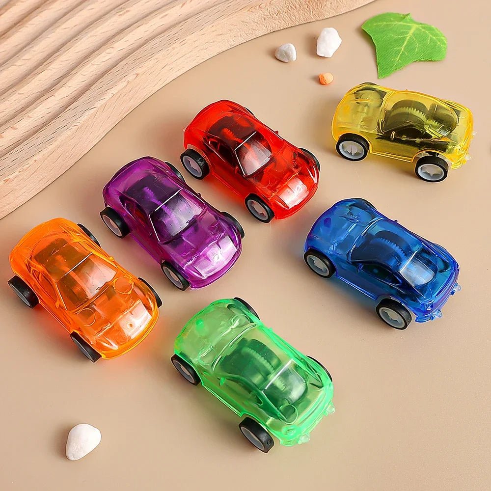 10/1Pcs Pull Back Racer Mini Car Toys Kids Birthday Party Favor Supplies Mini Car Gifts Plastic Vehicle Set Fast Racing Car Toys - SwiftTrends™
