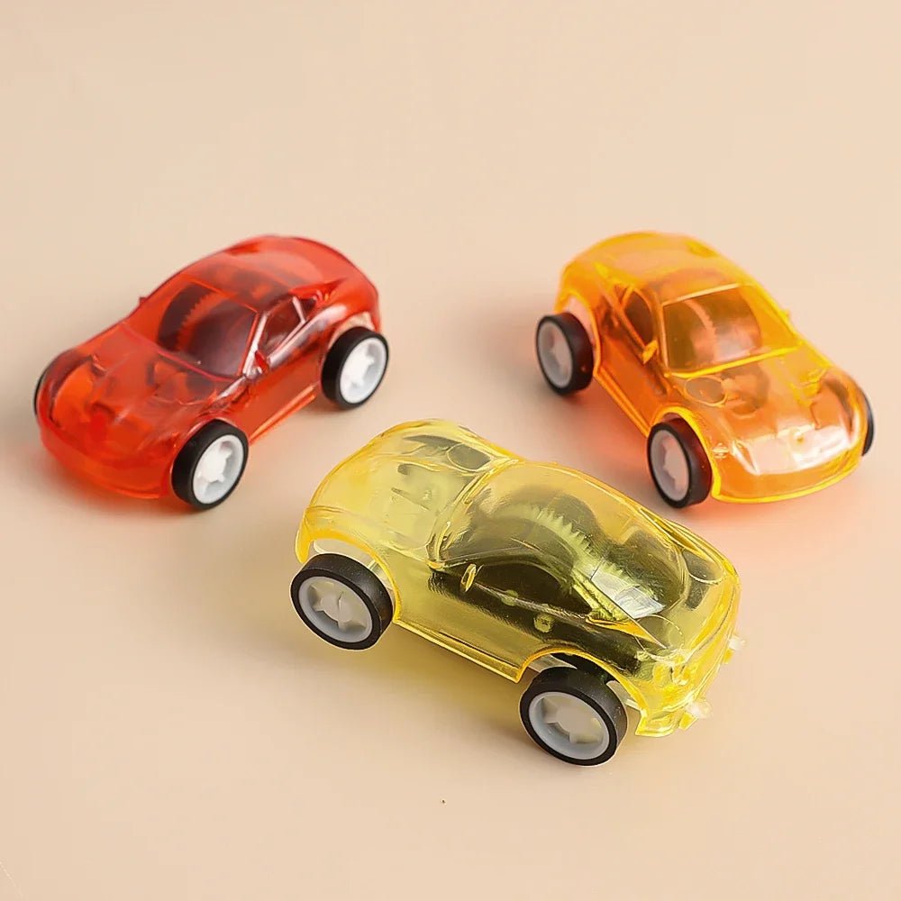10/1Pcs Pull Back Racer Mini Car Toys Kids Birthday Party Favor Supplies Mini Car Gifts Plastic Vehicle Set Fast Racing Car Toys - SwiftTrends™