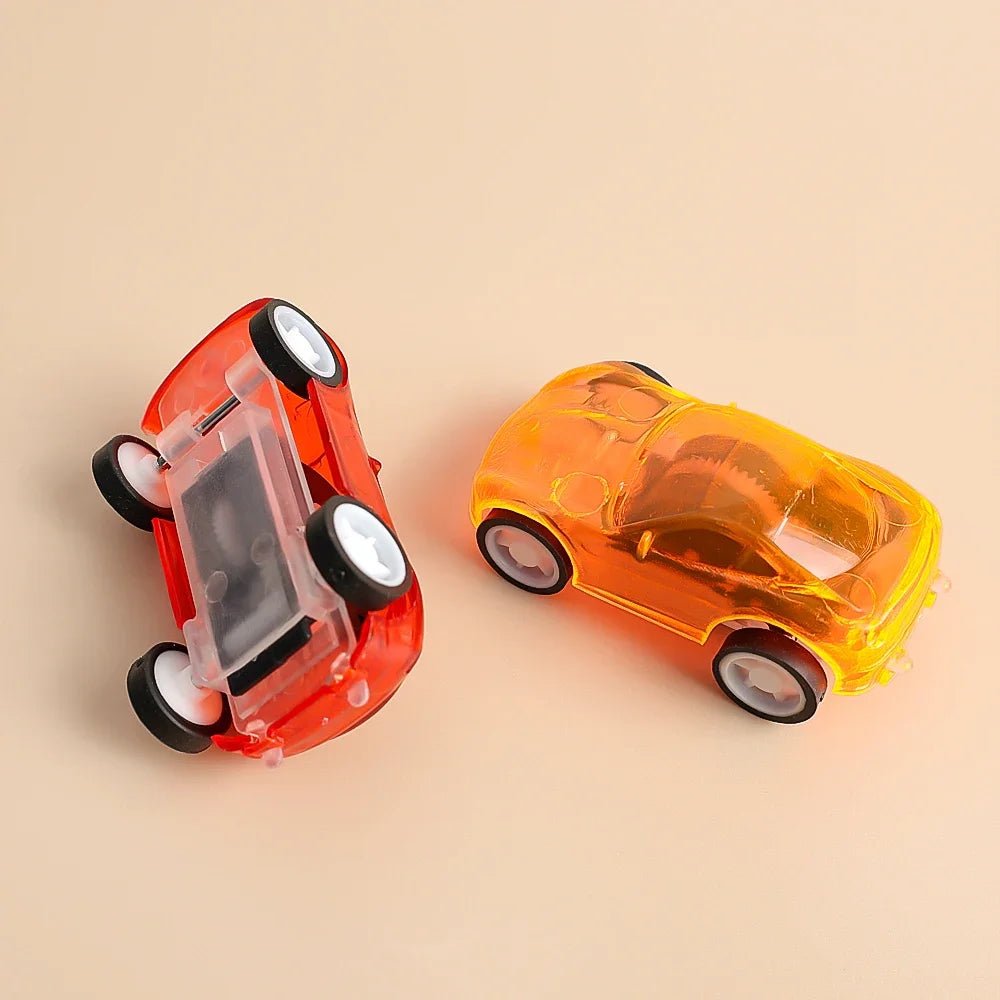 10/1Pcs Pull Back Racer Mini Car Toys Kids Birthday Party Favor Supplies Mini Car Gifts Plastic Vehicle Set Fast Racing Car Toys - SwiftTrends™