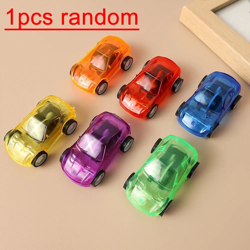 10/1Pcs Pull Back Racer Mini Car Toys Kids Birthday Party Favor Supplies Mini Car Gifts Plastic Vehicle Set Fast Racing Car Toys - SwiftTrends™