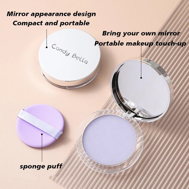 1PC Candy Bella Violet Cream To Powder Skin - friendly Skin Natural Face Long Lasting Oil - controlling Contouring Powder Cosmetics - SwiftTrends™