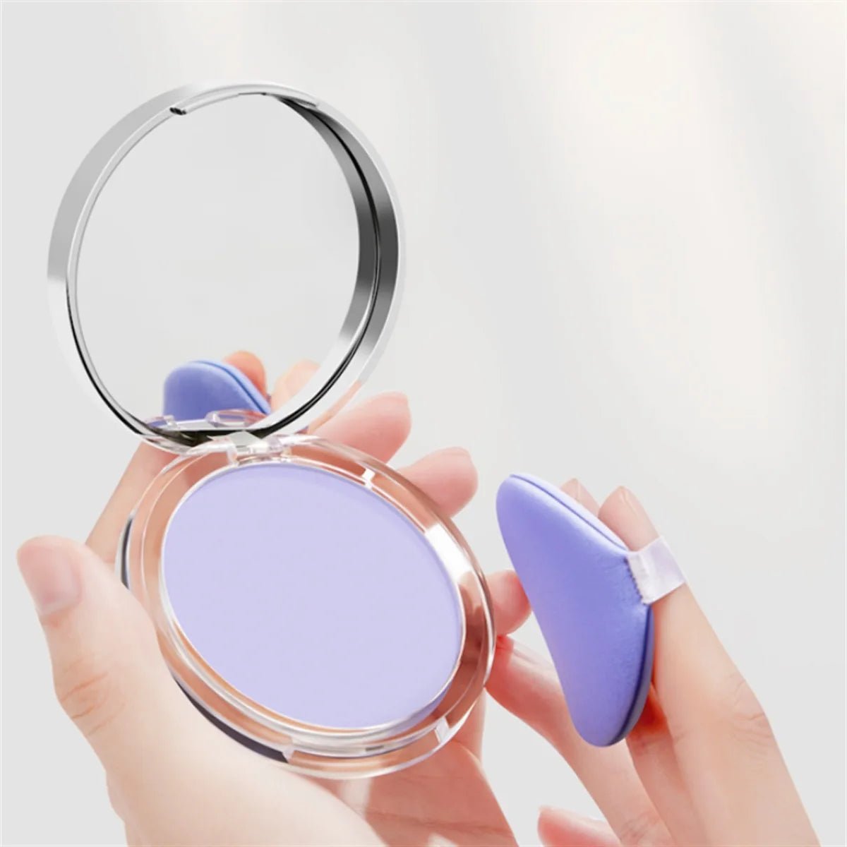 1PC Candy Bella Violet Cream To Powder Skin - friendly Skin Natural Face Long Lasting Oil - controlling Contouring Powder Cosmetics - SwiftTrends™