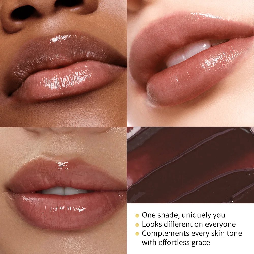 Black Honey Lipstick Long Lasting Moisturizing Natural Lip Plumper Makeup Lip Plumping Gloss Cosmetics Exfoliating for Lip - SwiftTrends™