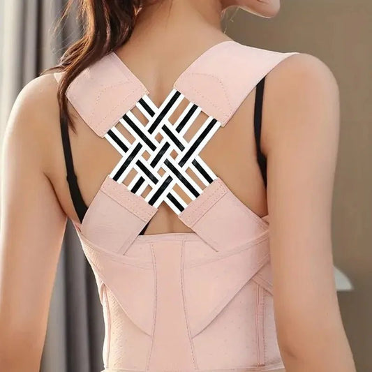 Magnetic Therapy Back Posture Corrector With Adjustable Shoulder Support For Sitting Posture Correction Breathable And Shaping - SwiftTrends™