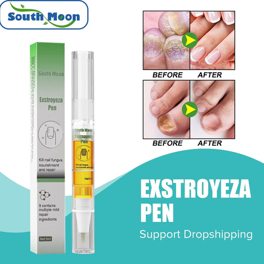 South Moon Nail Fungus Repair Pen Remove Onychomycosis Paronychia Reduce Toe Infection Brighten Nail Hand Foot Nail Care Liquid - SwiftTrends™